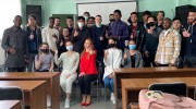 Иностранные студенты ВГСПУ участвовали в ежегодной культурно-просветительской акции «Тотальный диктант»  