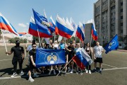 Спортсмены ВГСПУ приняли участие во Всероссийской акции #РодинойГоржусь