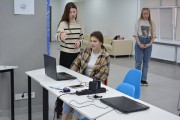 Работа по принципу перевёрнутого класса: в технопарке ВГСПУ состоялось занятие для школьников Абганеровской средней школы