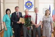 Председатель совета ветеранов ВГСПУ отмечает 85-летний юбилей