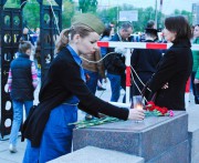 Студенты ВГСПУ приняли участие в памятной акции «Пламя Победы» 