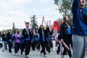Иностранные студенты ИМО приняли участие в параде студентов