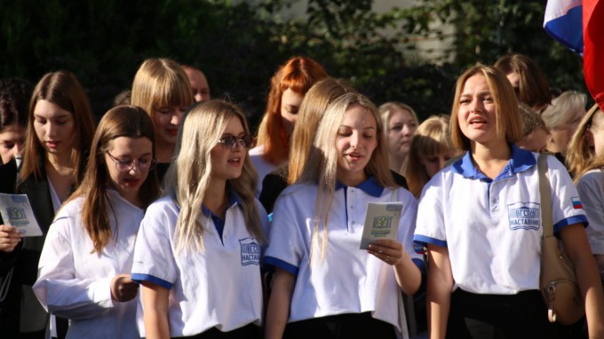 В День Знаний Волгоградский государственный социально-педагогический университет приветствовал первокурсников