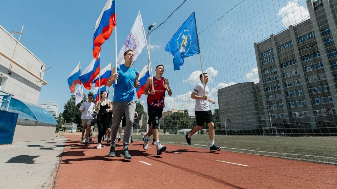 Спортсмены ВГСПУ приняли участие во Всероссийской акции #РодинойГоржусь