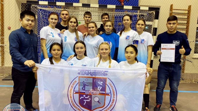 Женская сборная ВГСПУ по футболу - победитель открытого первенства